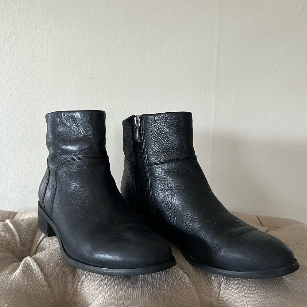 Franco Sarto Women's Leather Booties Ankle Boot